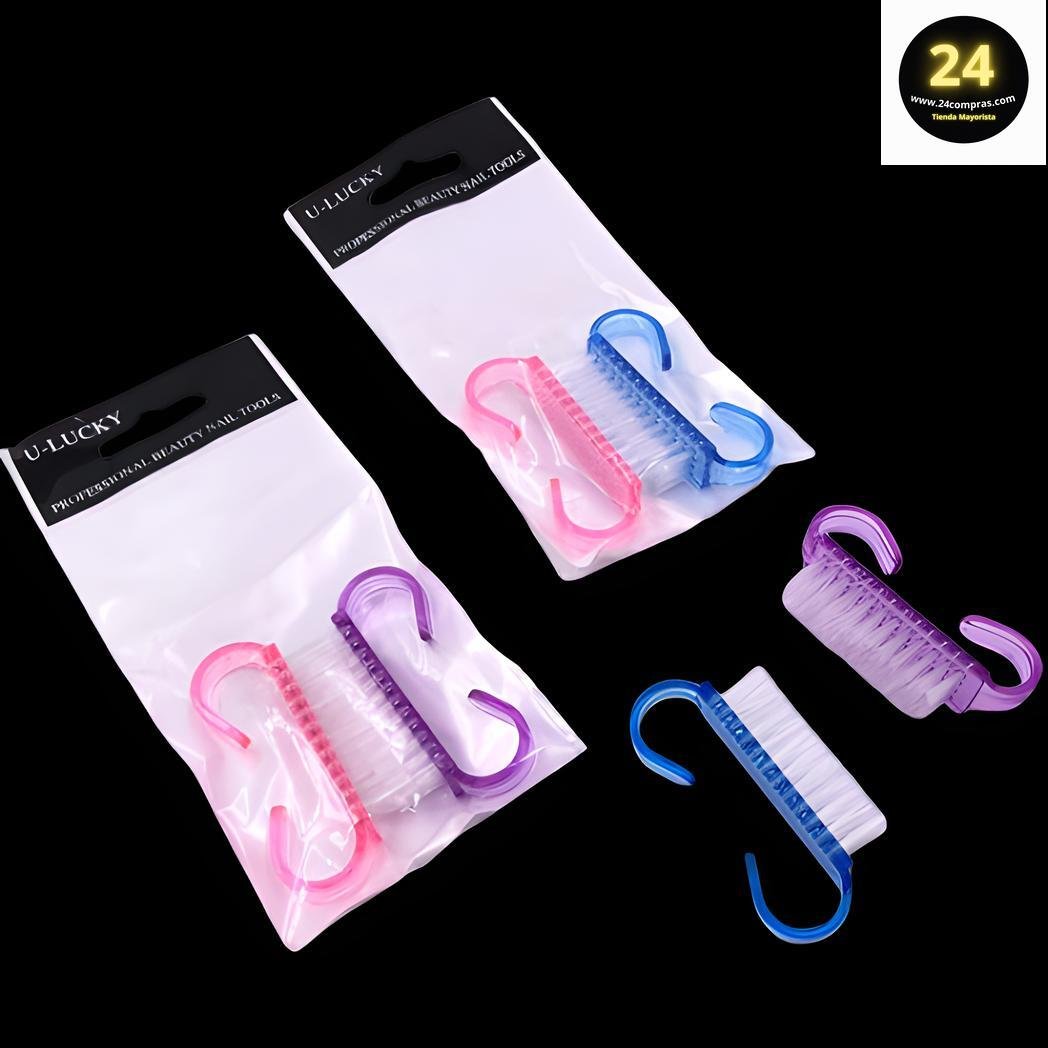 CEPILLOS DE UÑAS CON DOBLE X UNIDAD GANCHO ZJ230362 - Imagen 2