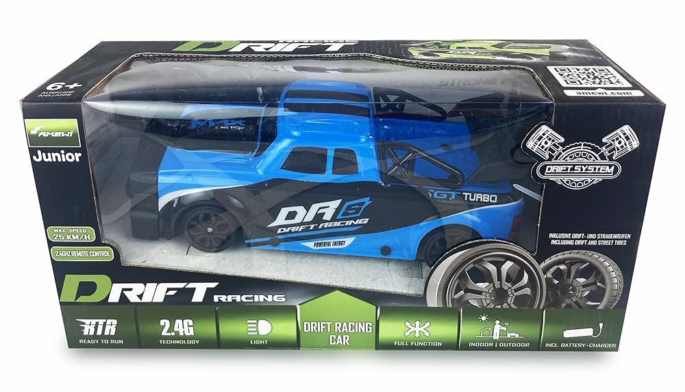 CARRO DE CARRERAS DRIFT AMEWI DRS 4WD 1:18 RTR - LH-C053 - Imagen 3