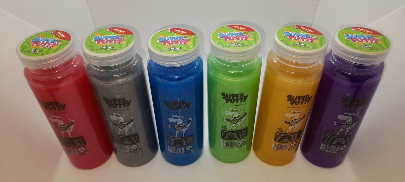 MASA SUPERELASTICA COLOR METÁLICO TARRO 450 ML 225706 - Imagen 2