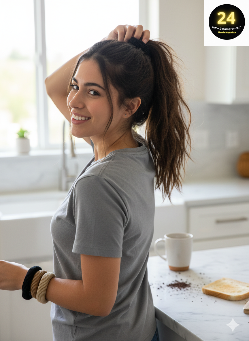 LIGAS PARA EL CABELLO X6 UNIDADES  ZJ224670 - Imagen 2