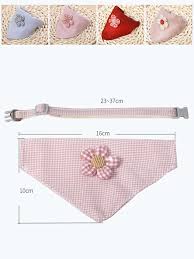 COLLAR MASCOTA PAÑOLETA CON FLOR - GRANDE  - ZJ231709 - Imagen 4