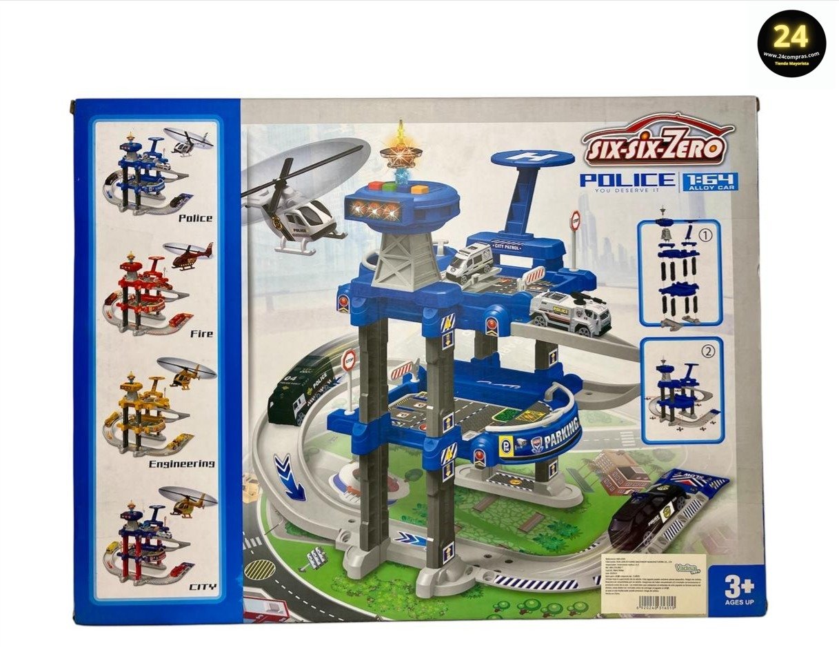 PISTA POLICÍA CON LUZ Y SONIDO 53 PIEZAS - 660-A304 - Imagen 3