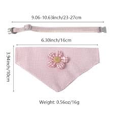COLLAR MASCOTA PAÑOLETA CON FLOR (APLIQUE) PEQUEÑA  -  ZJ231708 - Imagen 3