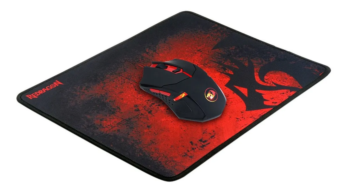 MOUSE GAMER INALÁMBRICO+ MOUSEPAD REDRAGON CENTROPHORUS M601WL-BA
