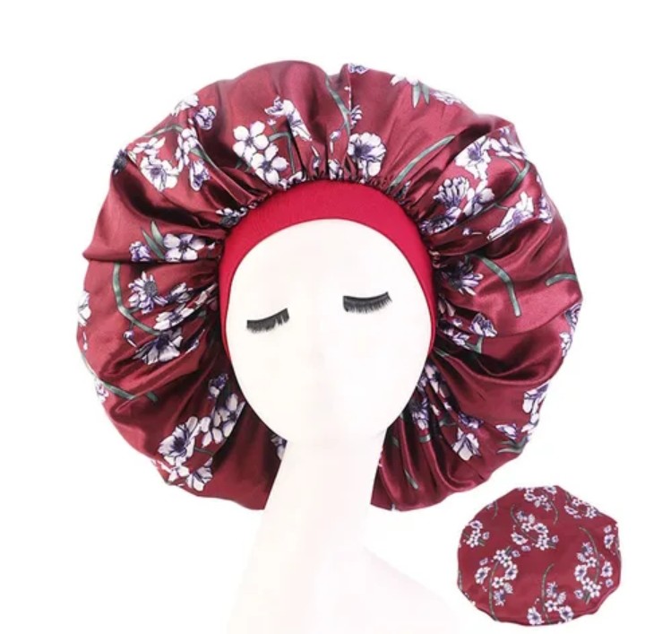 GORRO DE NOCHE DE SATÍN ESTAMPADO  ZJ230837 - Imagen 3