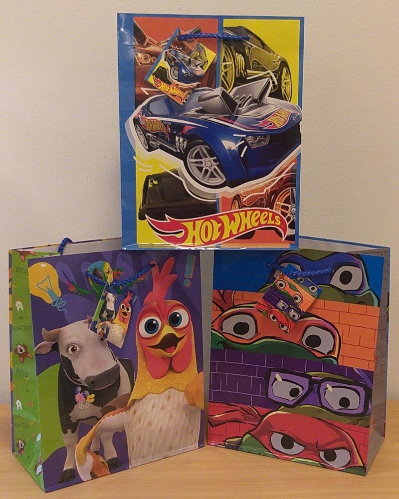 BOLSAS REGALO INFANTIL DISEÑOS VARIOS - 23CMSX18CMS - 1000-013-M100 - Imagen 2
