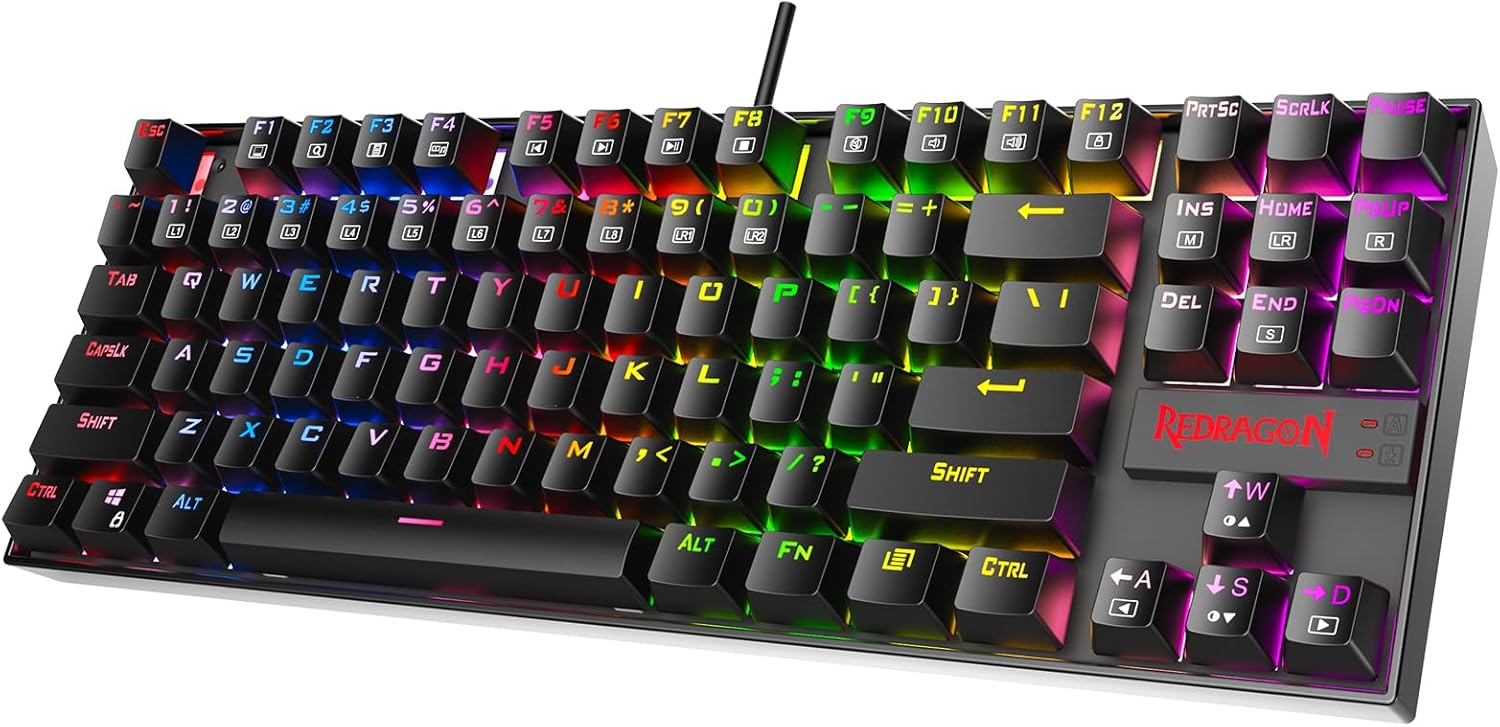 TECLADO MECÁNICO REDRAGON K552RGB-1 KUMARA