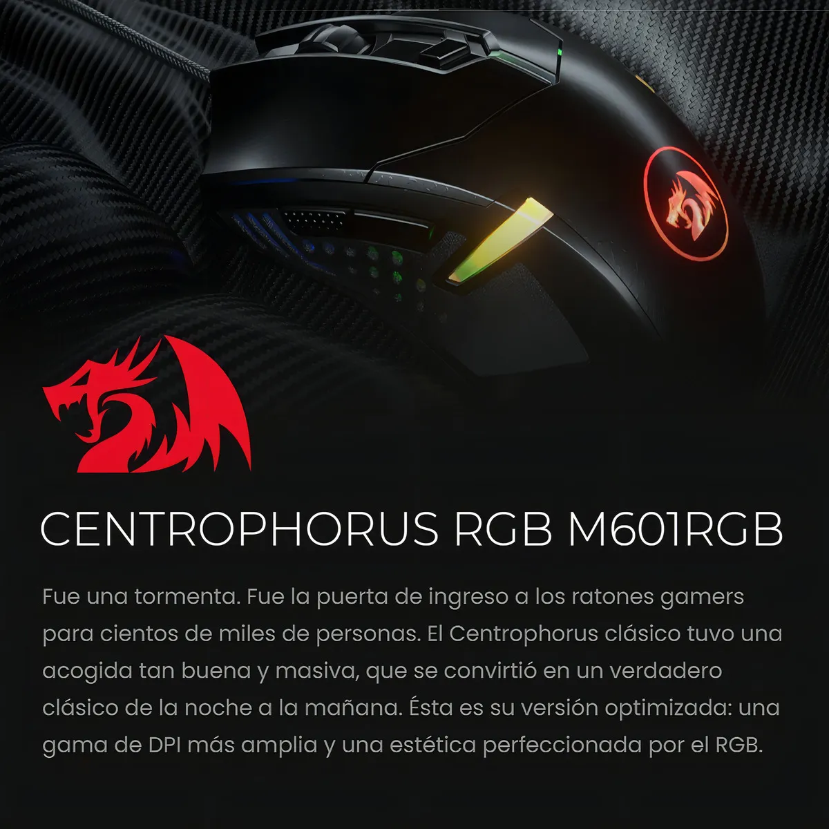 MOUSE GAMERS M601-RGB - Imagen 2
