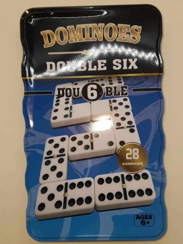 DOMINÓ DOBLE SEIS EN CAJA METÁLICA 5010TF - Imagen 3