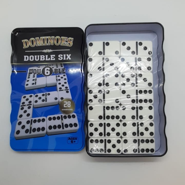 DOMINÓ DOBLE SEIS EN CAJA METÁLICA 5010TF - Imagen 4