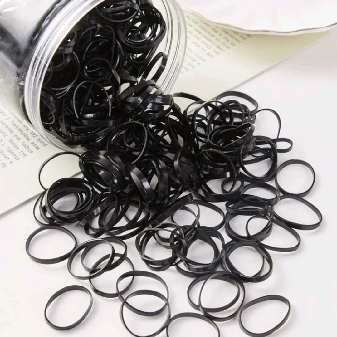 BANDAS EN PAQUETICOS  PARA EL CABELLO COLOR NEGRO  FAN - 479 - Imagen 2