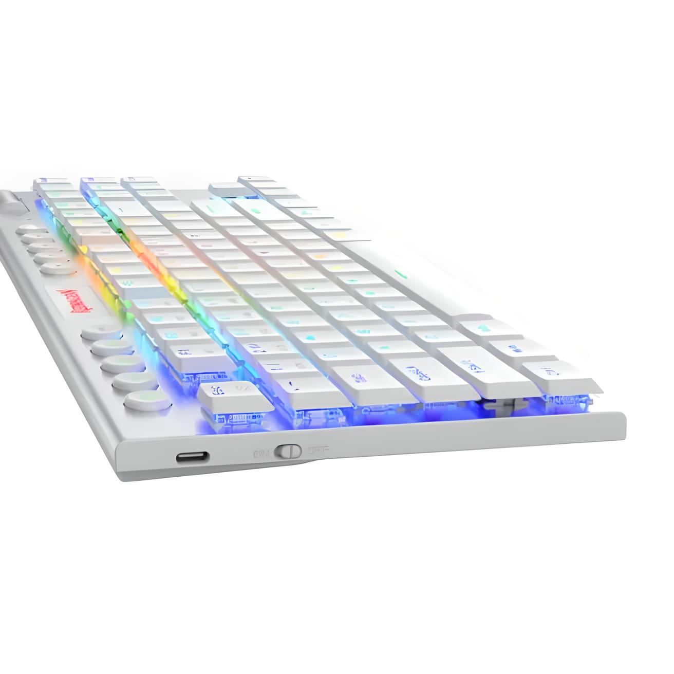 TECLADO MECÁNICO SWITCHES ROJOS HORUS TKL K622W-RGB - Imagen 3
