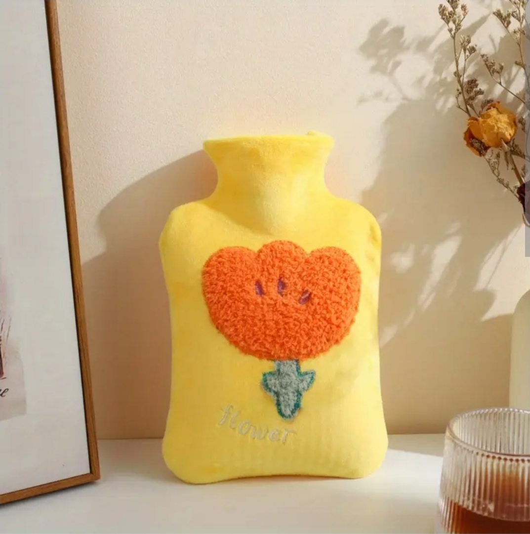 BOLSA DE AGUA CALIENTE CON FORRO SUAVE DE  FELPA ZJ232504 - Imagen 2