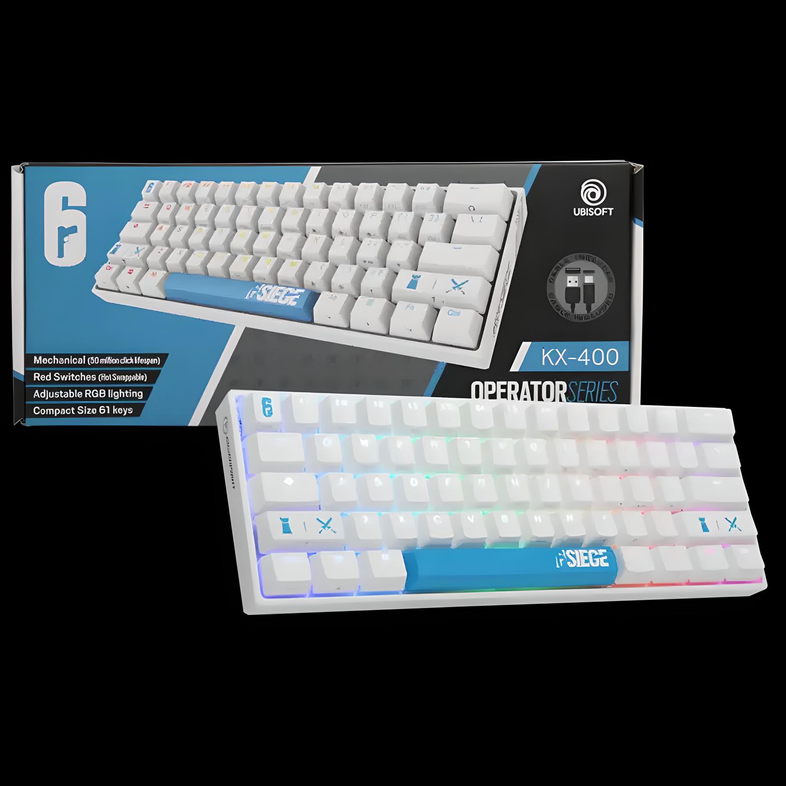 TECLADO MECÁNICO GAMER KX-400 - R6-KB-1001