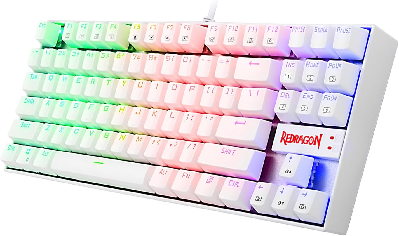TECLADO MECÁNICO REDRAGON K552W-RGB KUMARA - Imagen 4
