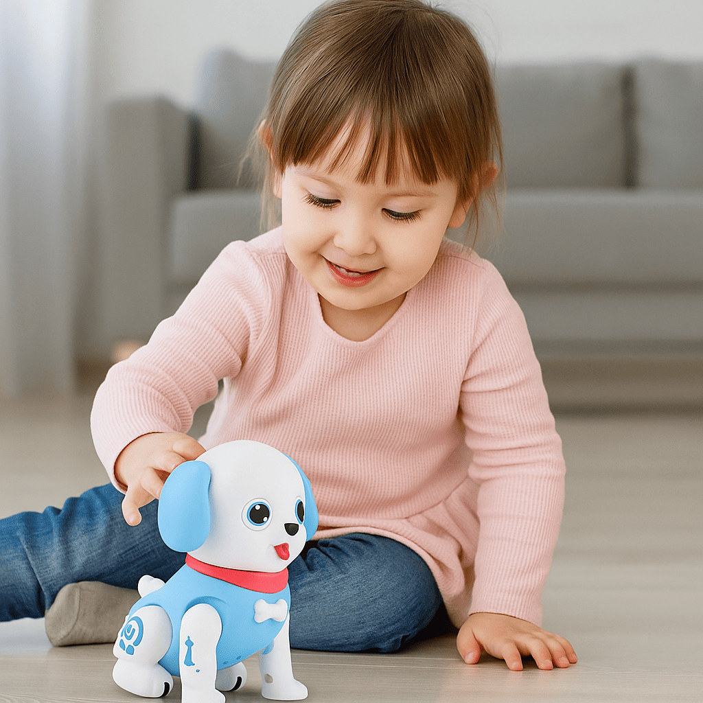 PERRITO ROBÓTICO INTERACTIVO CON LUZ Y SONIDO 8118