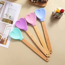 CUCHARA COCINA MADERA CON SILICONA - ZJ224159 - Imagen 2