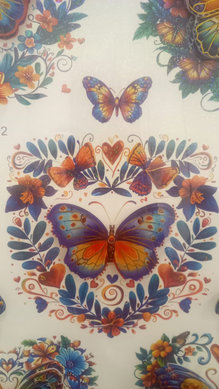 MARIPOSAS ADHESIVOS PARED X11 - QD-002 ZJ225452 - Imagen 2