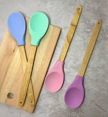 CUCHARA COCINA MADERA CON SILICONA - ZJ224159 - Imagen 3