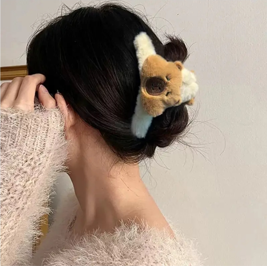 CAIMÁN PARA EL CABELLO DE PELUCHE CAPIBARA ZJ225533 - Imagen 4