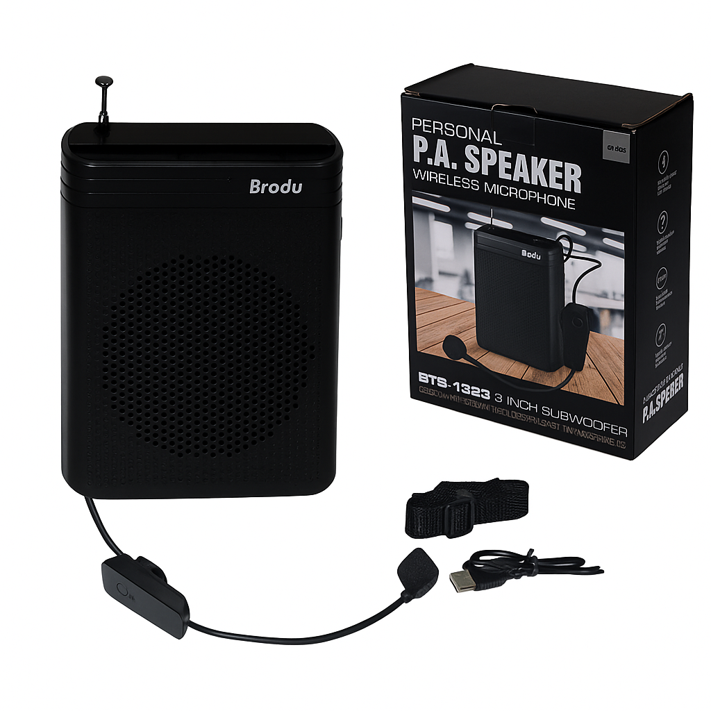 PARLANTE PORTÁTIL RECARGABLE BRODU BTS-1383 1000071