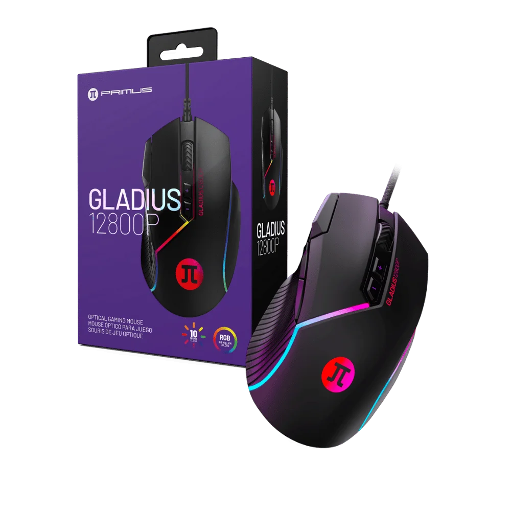 MOUSE GAMER GLADIUS CON ILUMINACION PMO-103 - Imagen 2