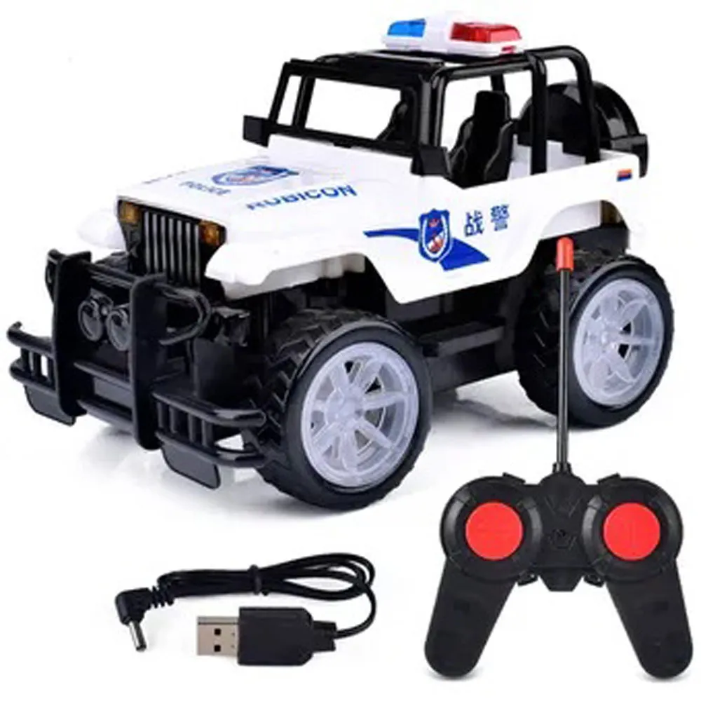 CARRO DE POLICIA TIPO JEEP JUGUETE CONTROL REMOTO RD128 - Imagen 3
