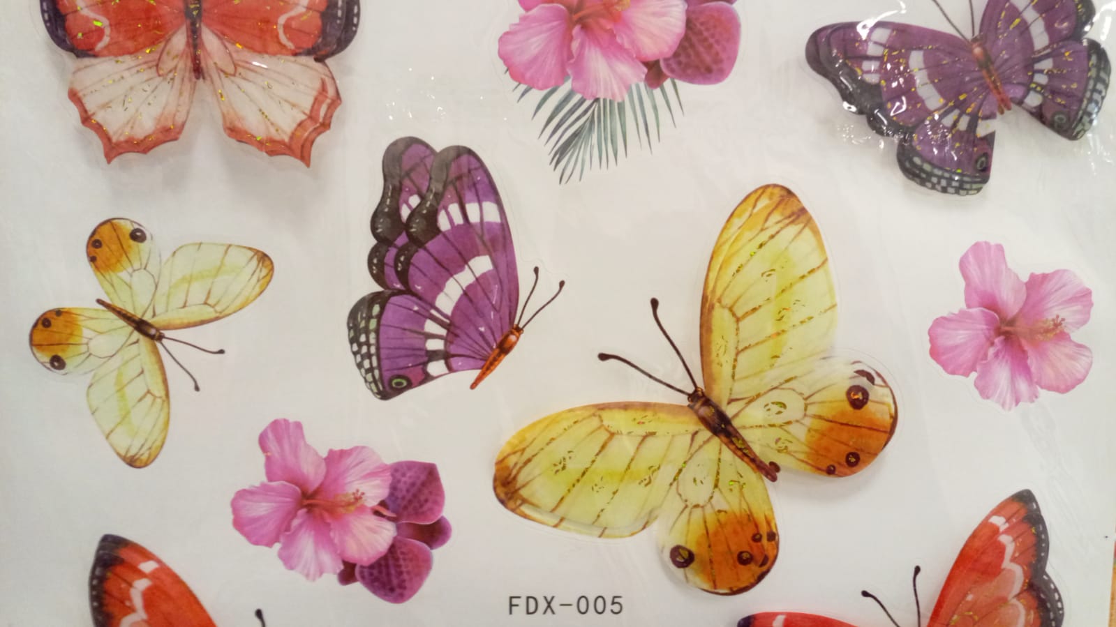 MARIPOSAS ADHESIVOS PARED X13 + 6FLORES - FDX-005  ZJ225455 - Imagen 3