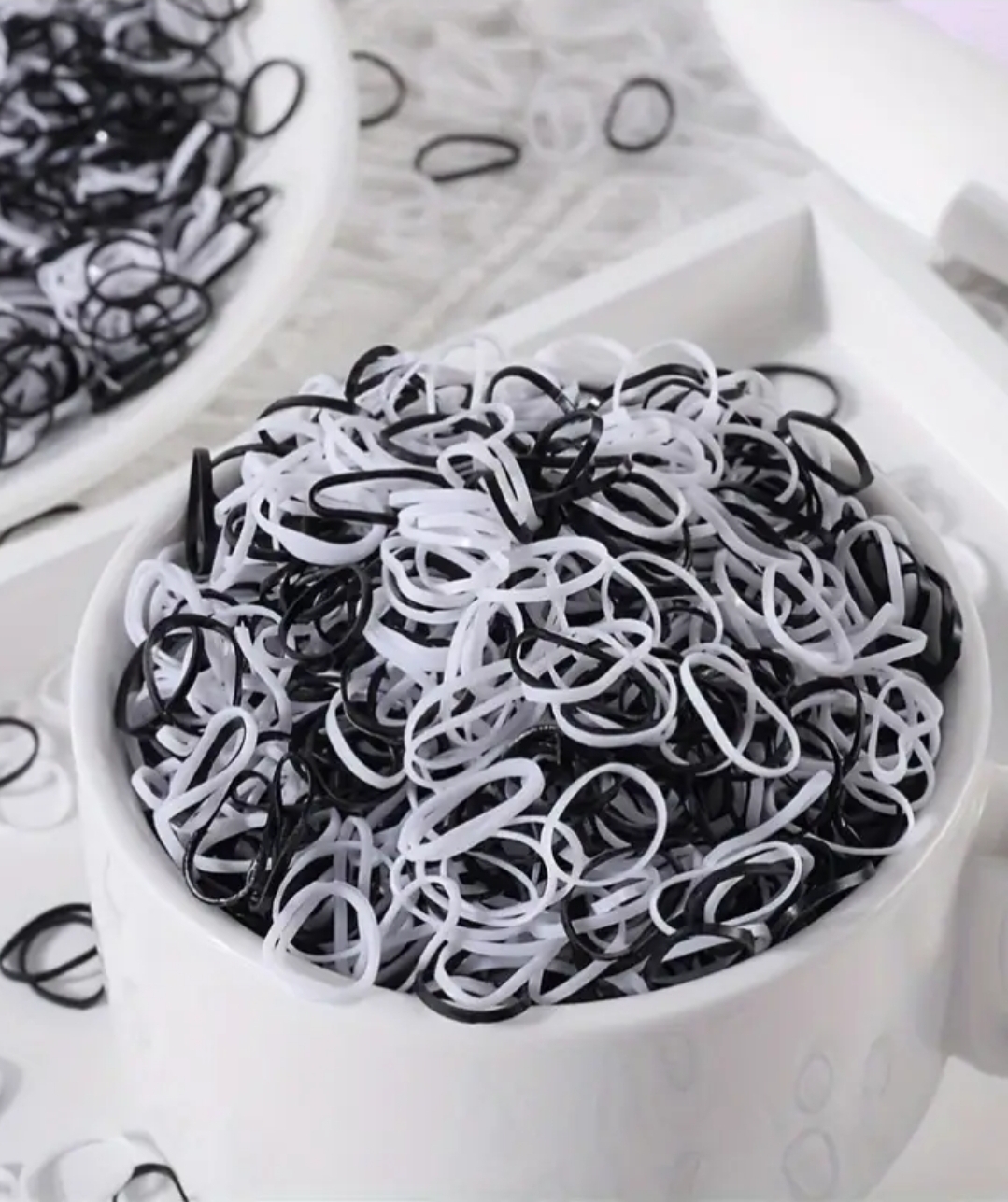 PAQUETE DE LIGAS DESECHABLES PARA EL CABELLO ZJ222094 - Imagen 3