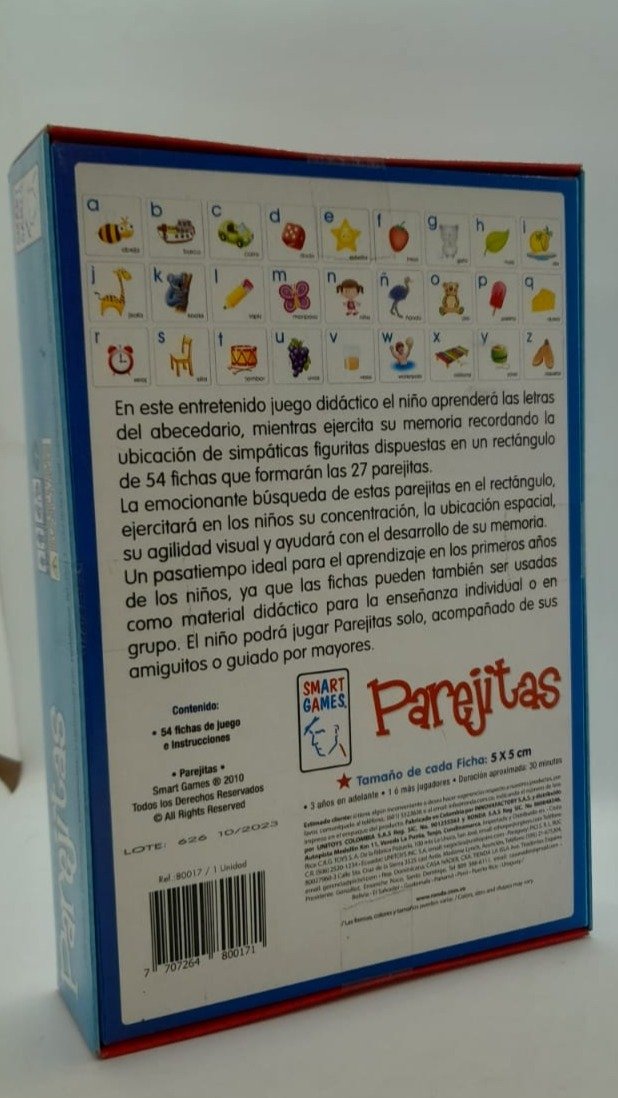 JUEGO DIDÁCTICO PAREJITAS 80017 - Imagen 2