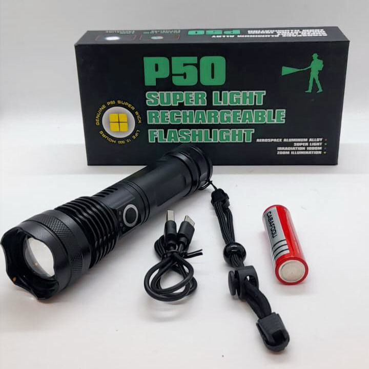 LINTERNA TÁCTICA LED P50 - 1000015