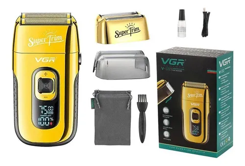 MAQUINA DE AFEITAR, RASURADORA, SHAVER DE COLOR AMARILLO VGR -332 DELUXE / 1000243