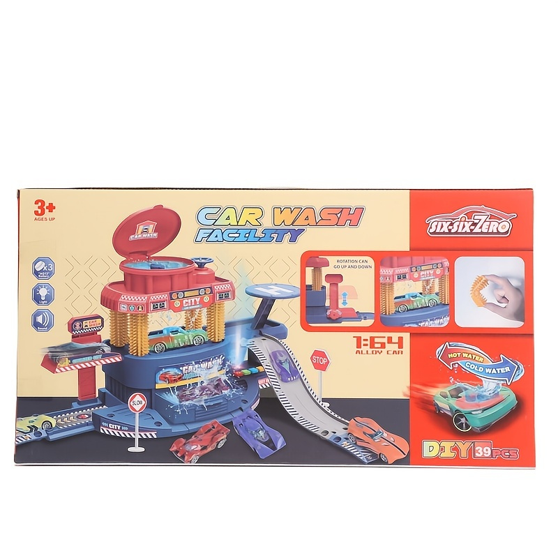 JUEGO DE AUTOLAVADO SIX-SIX-ZERO CON AUTOS DE ALEACION 660-S16 - Imagen 2