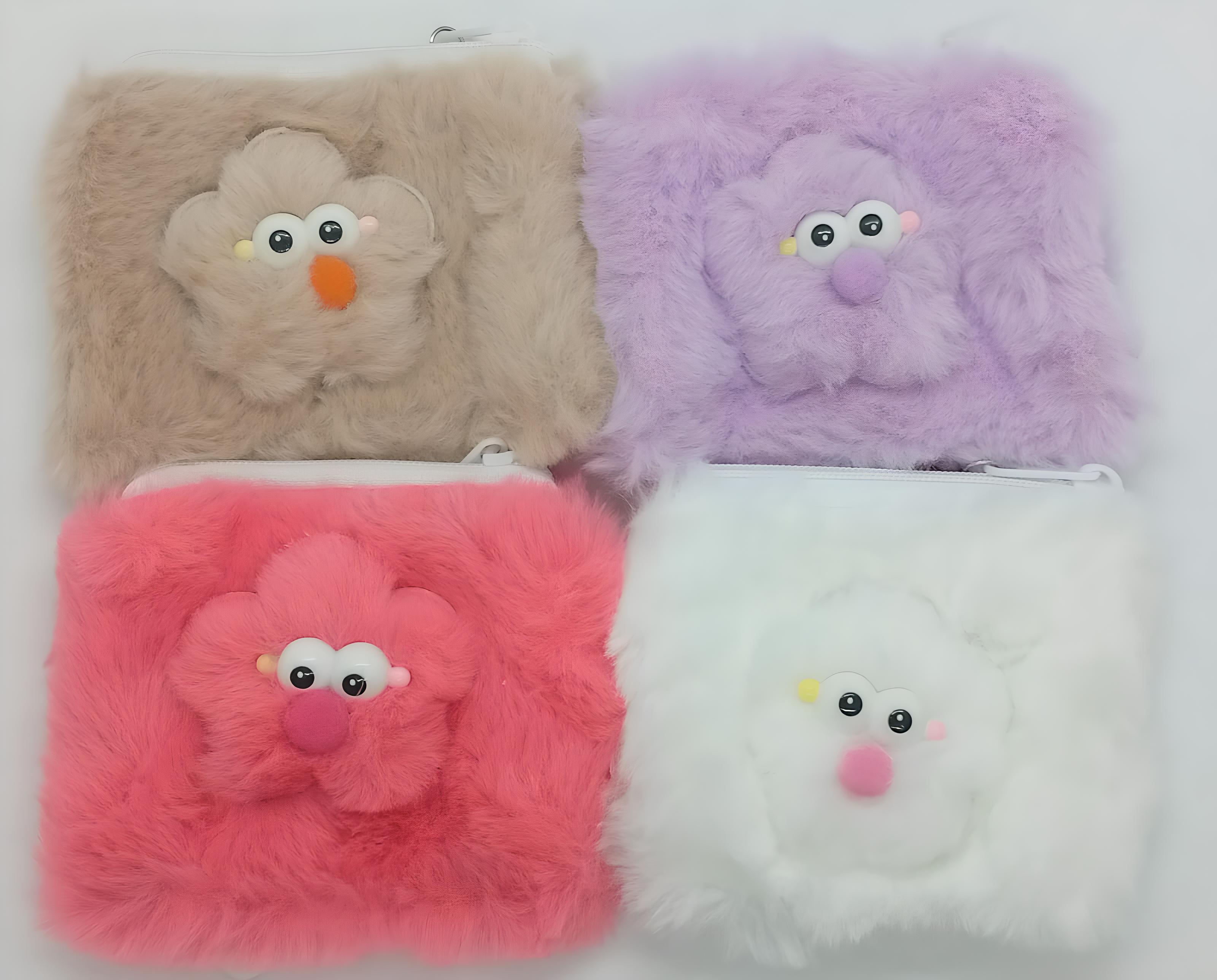 MONEDEROS DE PELUCHE CON DISEÑO DIVERTIDO ZJ223381 - Imagen 3